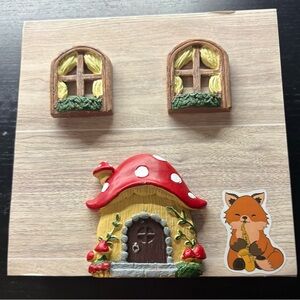 Whimsical Red and Yellow Fairy Box